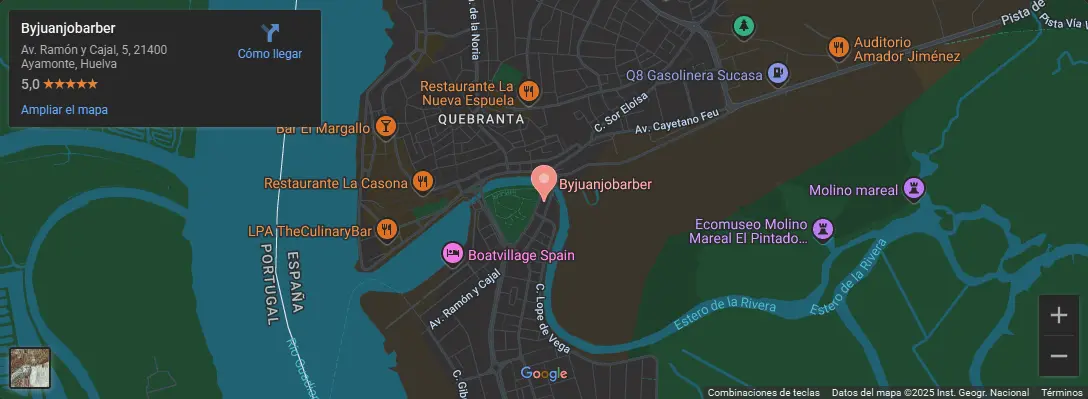 Vista previa del mapa de ubicación de byJuanjoBarber
